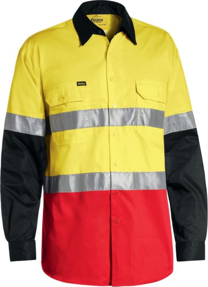 Picture of Bisley, Taped Hi Vis Cool Lightweight Shirt